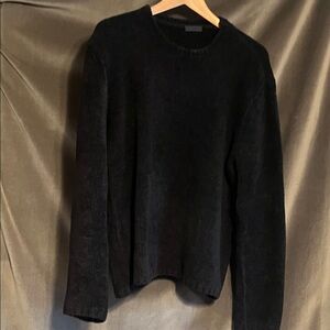 ATM Anthony Thomas Melillo Black Crewneck Sweater